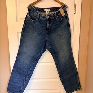 Madewell Stovepipe Blue Jeans